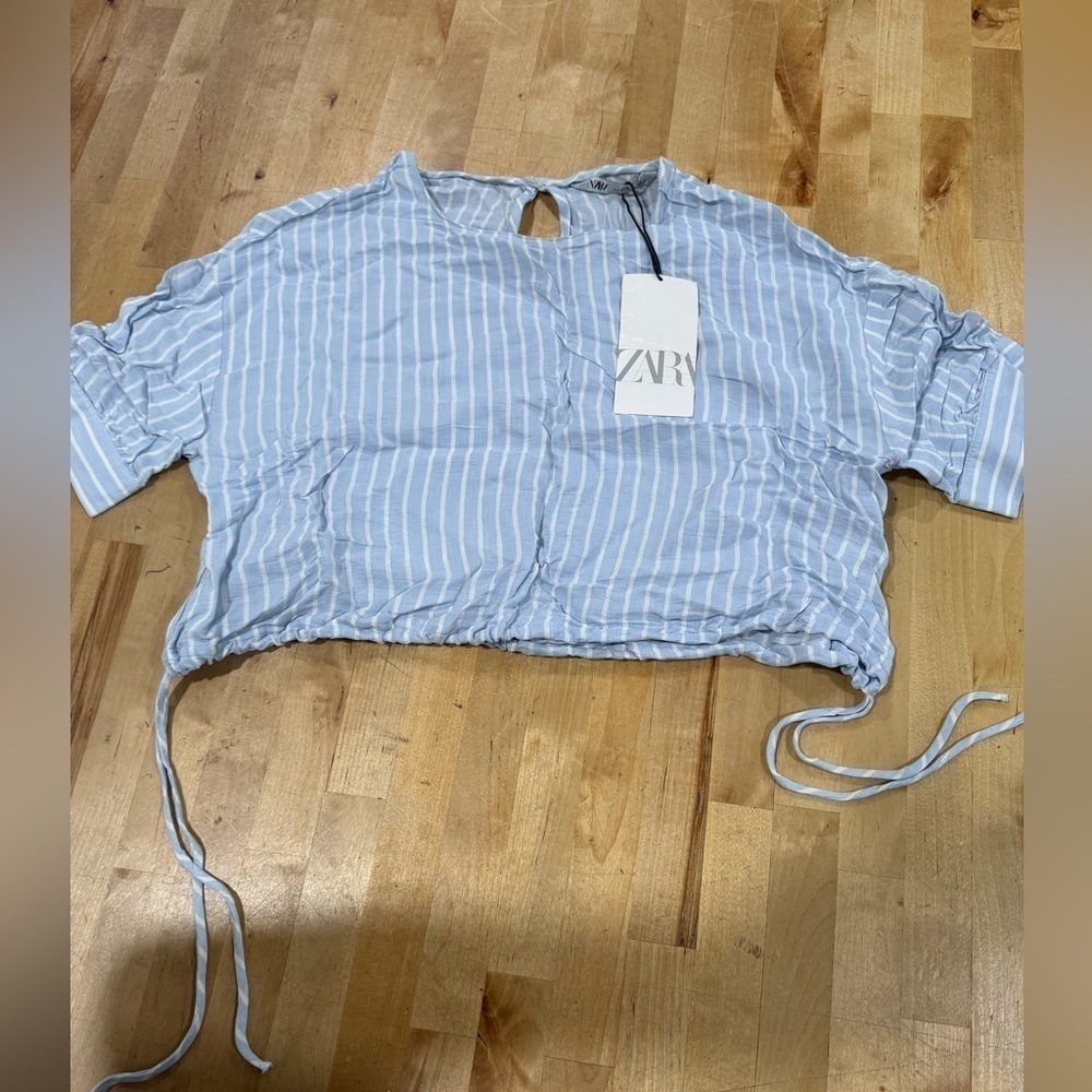 Zara top blue sixe XS